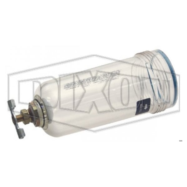 Dixon Bowl with Manual Drain, For Use with L73 Lubricator 4425-50RL - main